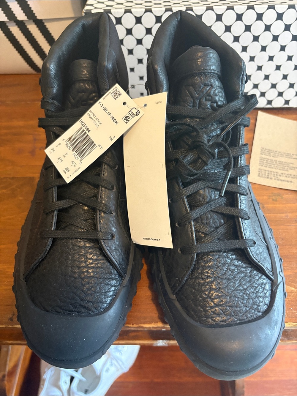 Puma Black High-Top Leather Sneakers